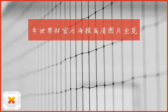 年世界杯官方海报高清图片全览
